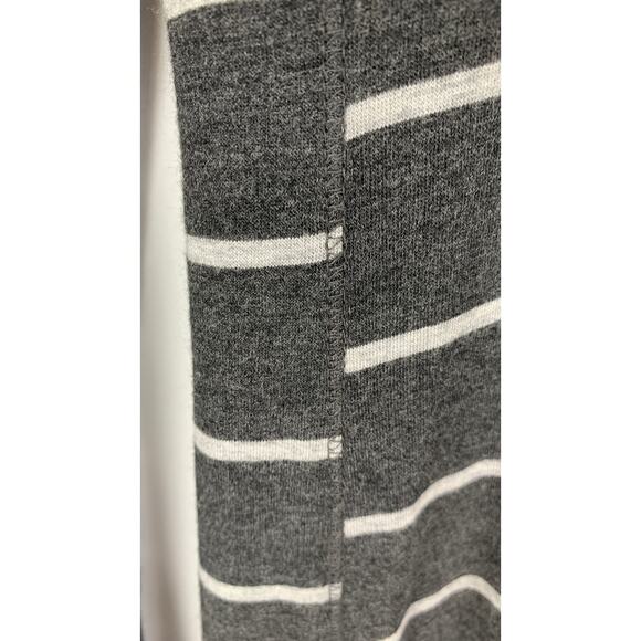 Lou & Grey Signature Soft Striped Lounge T Shirt Dress Womens XS Long Sleeve - Picture 5 of 6